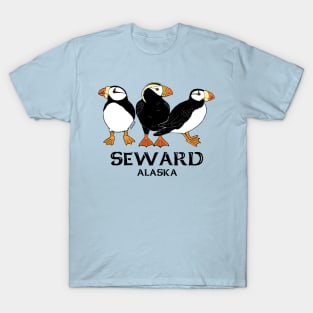 Puffins Seward, AK T-Shirt